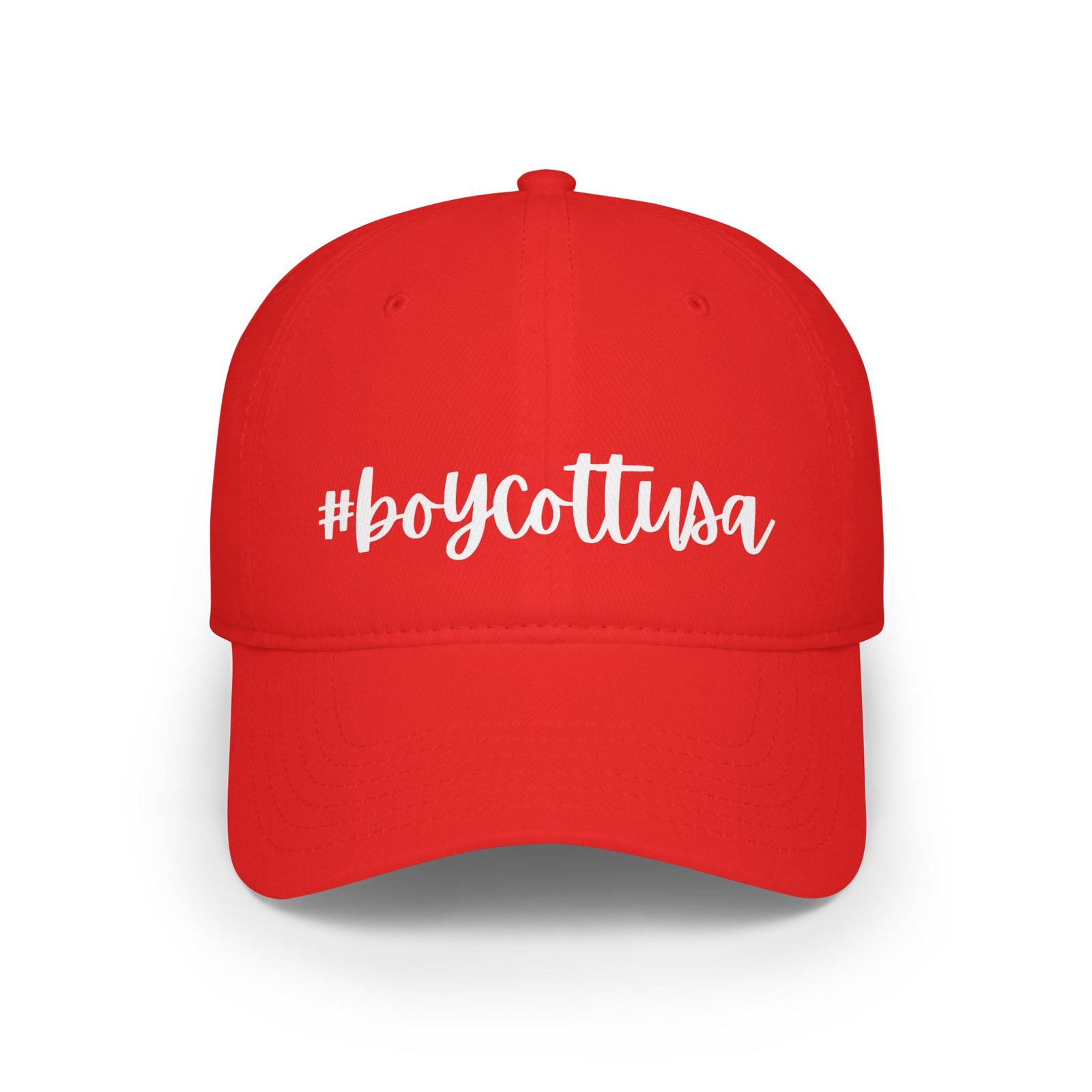#boycottusa Baseball Cap โ Bold Statement, Minimalist Style - Image 3