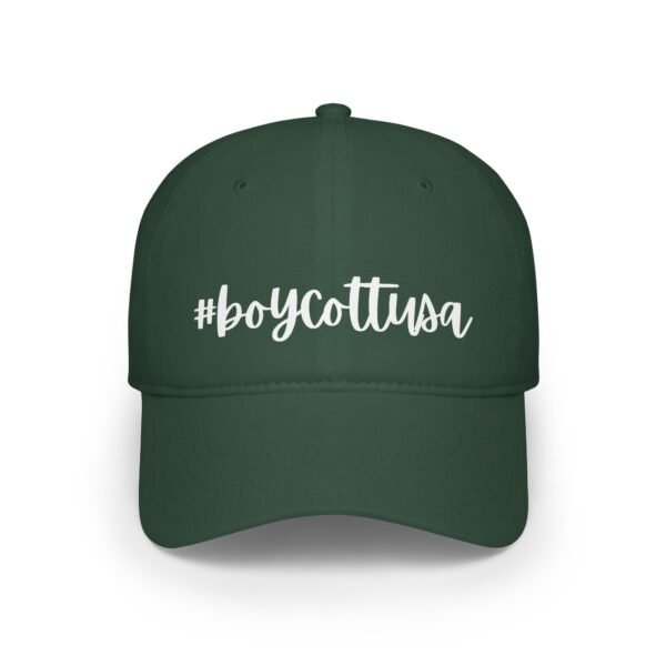 #boycottusa Baseball Cap – Bold Statement, Minimalist Style - Image 7