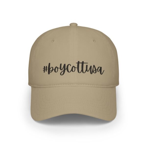 #boycottusa Baseball Cap – Bold Statement, Minimalist Style - Image 5