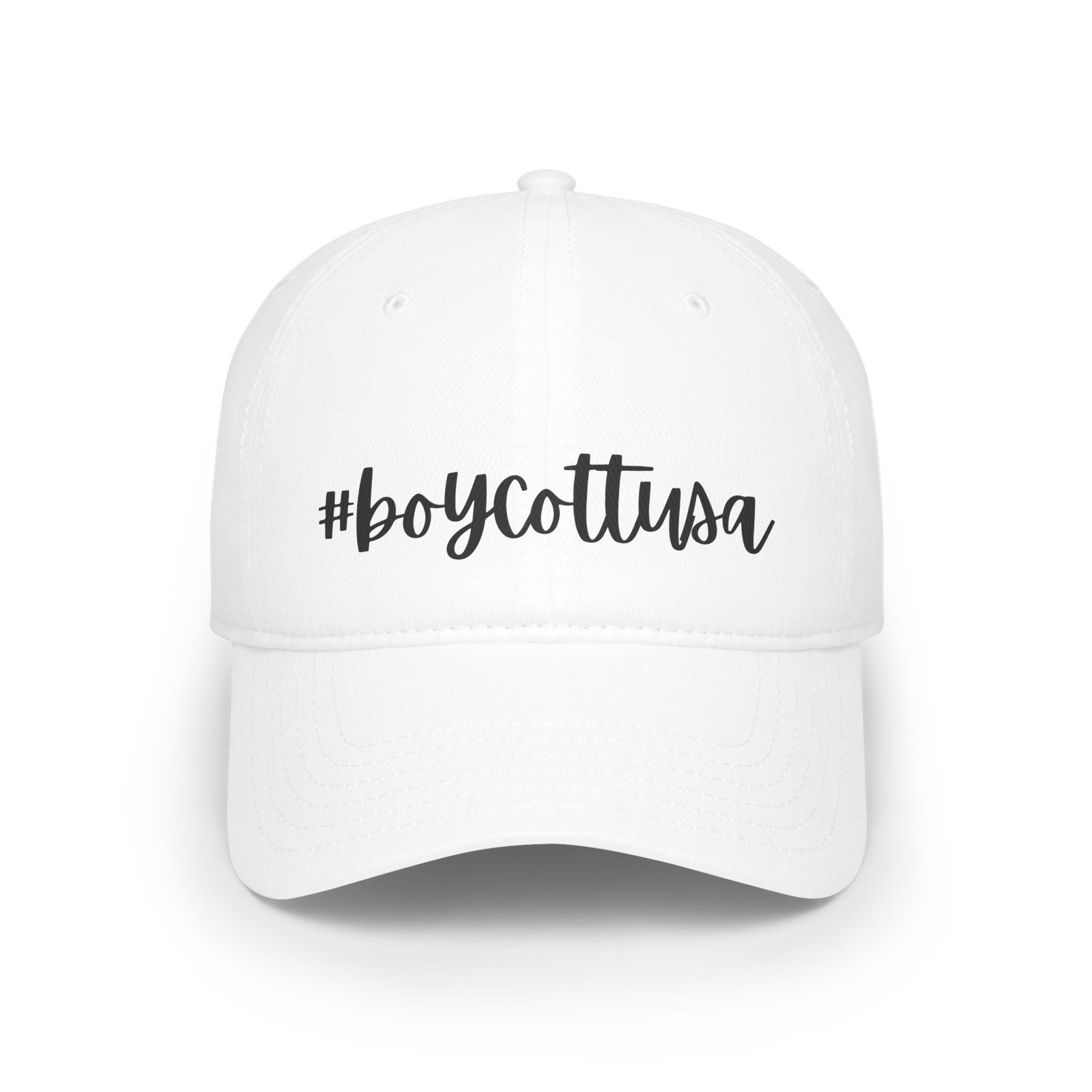 #boycottusa Baseball Cap โ Bold Statement, Minimalist Style - Image 13